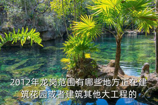 2012年龍崗范圍有哪些地方正在建筑花園或者建筑其他大工程的