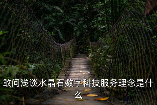 深圳市水晶石數(shù)字科技有限公司，敢問淺談水晶石數(shù)字科技服務(wù)理念是什么