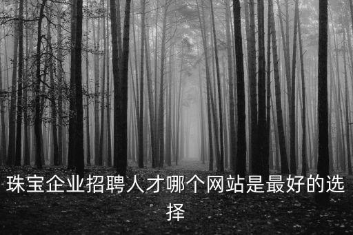 深圳珠寶人才網，珠寶企業招聘人才哪個網站是最好的選擇