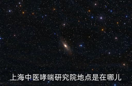 上海中醫哮喘研究院地點是在哪兒