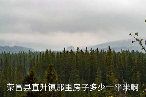 重慶市榮昌縣直升鎮，重慶榮昌有多少個鎮