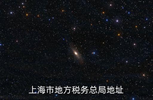 上海市地方稅務總局地址