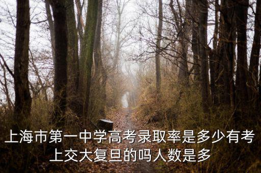 上海市第一中學高考錄取率是多少有考上交大復旦的嗎人數是多