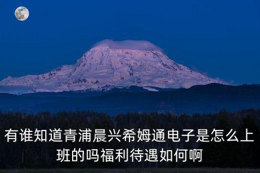有誰知道青浦晨興希姆通電子是怎么上班的嗎福利待遇如何啊