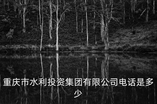 重慶市水利投資集團有限公司電話是多少