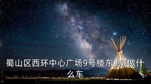 蜀山區(qū)西環(huán)中心廣場(chǎng)9號(hào)樓東3層做什么車(chē)