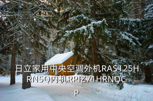 日立家用中央空調外機RAS125HRN5Q內機RPIZ71HRNQCP