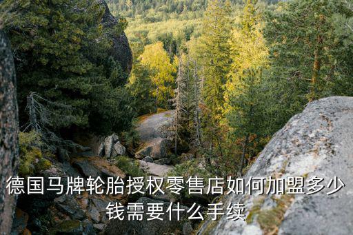 德國馬牌輪胎授權零售店如何加盟多少錢需要什么手續