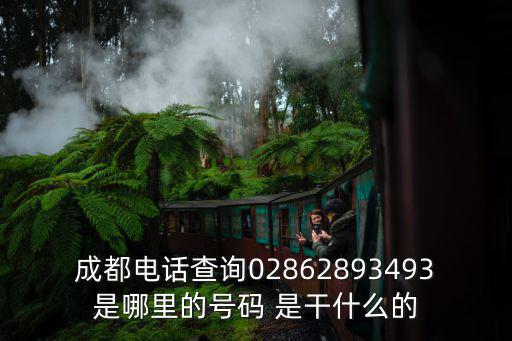 成都電話查詢02862893493是哪里的號碼 是干什么的