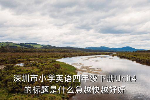 深圳市四年級英語下冊，深圳市小學英語四年級下冊Unit4的標題是什么急越快越好好