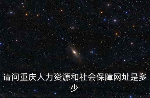 請問重慶人力資源和社會保障網址是多少