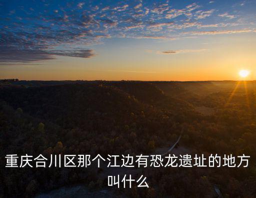 重慶合川區那個江邊有恐龍遺址的地方叫什么