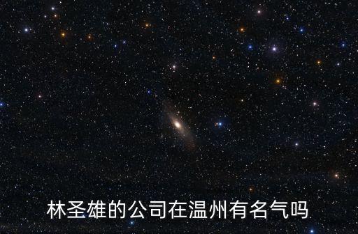林圣雄的公司在溫州有名氣嗎