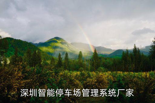 深圳智能停車場管理系統廠家