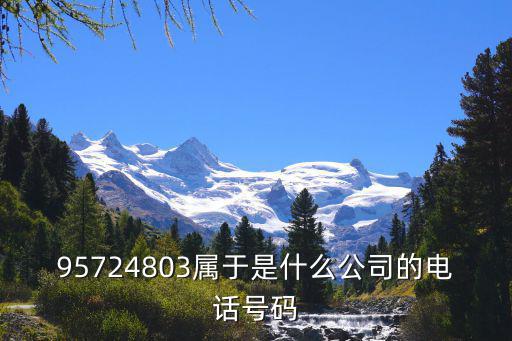 95724803屬于是什么公司的電話號碼