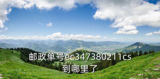 郵政單號(hào)ec347380211cs到哪里了