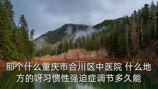 那個什么重慶市合川區(qū)中醫(yī)院 什么地方的呀習慣性強迫癥調(diào)節(jié)多久能