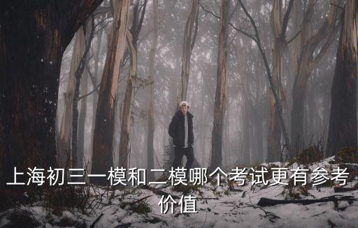 上海初三一模和二模哪個考試更有參考價值