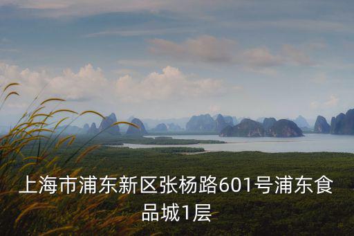 上海市浦東新區張楊路601號浦東食品城1層