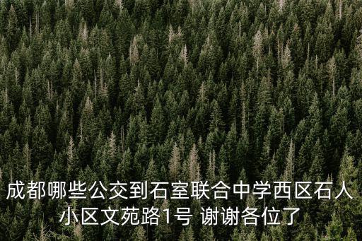 成都市石室聯合西區，石室聯合中學西區的教學質量校風如何