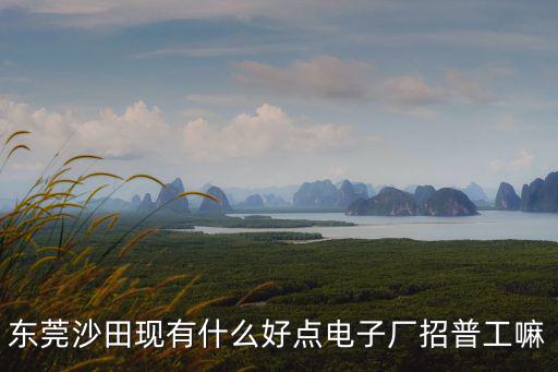 東莞沙田現(xiàn)有什么好點(diǎn)電子廠招普工嘛