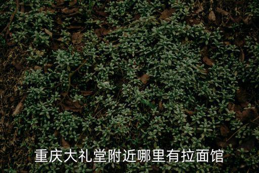 重慶大禮堂附近哪里有拉面館