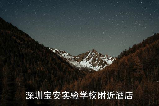 深圳寶安實驗學校附近酒店