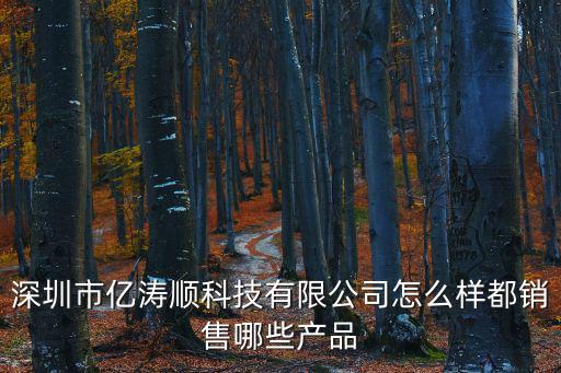 深圳市振億駿力電動科技有限公司，深圳市億濤順科技有限公司怎么樣都銷售哪些產品
