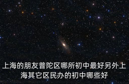 上海的朋友普陀區哪所初中最好另外上海其它區民辦的初中哪些好