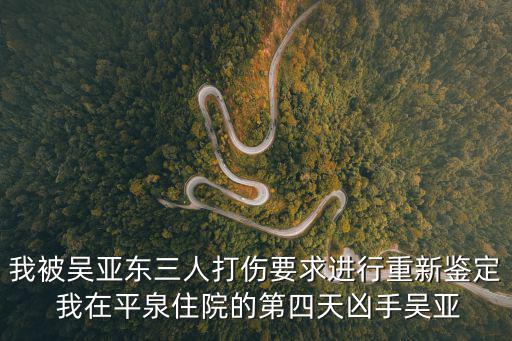我被吳亞東三人打傷要求進行重新鑒定 我在平泉住院的第四天兇手吳亞