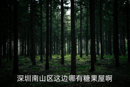 深圳南山區(qū)這邊哪有糖果屋啊