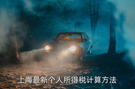 上海最新個人所得稅計算方法