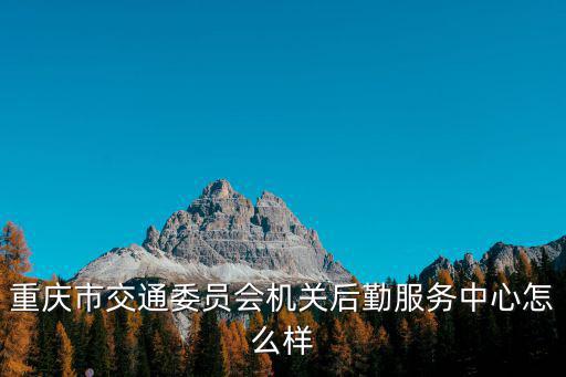 重慶市交通委員會機(jī)關(guān)后勤服務(wù)中心怎么樣