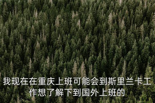 我現(xiàn)在在重慶上班可能會到斯里蘭卡工作想了解下到國外上班的