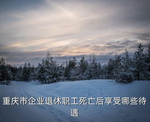 重慶市企業退休職工死亡后享受哪些待遇