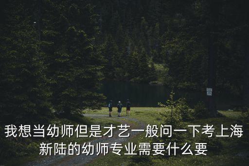 我想當(dāng)幼師但是才藝一般問一下考上海新陸的幼師專業(yè)需要什么要