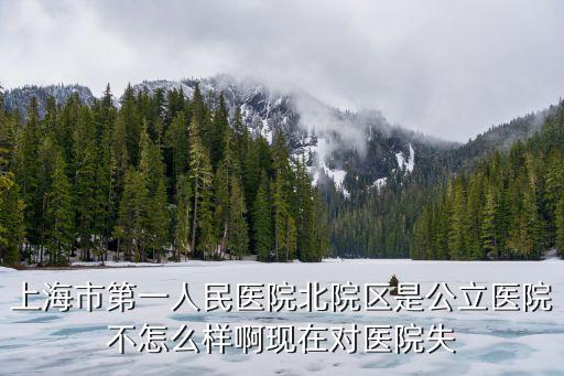 上海市第一人民醫院北院區是公立醫院不怎么樣啊現在對醫院失