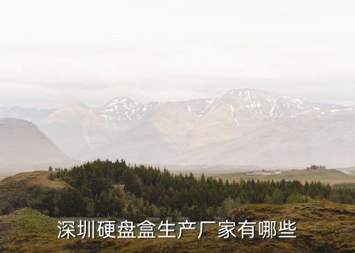 深圳硬盤盒生產(chǎn)廠家有哪些