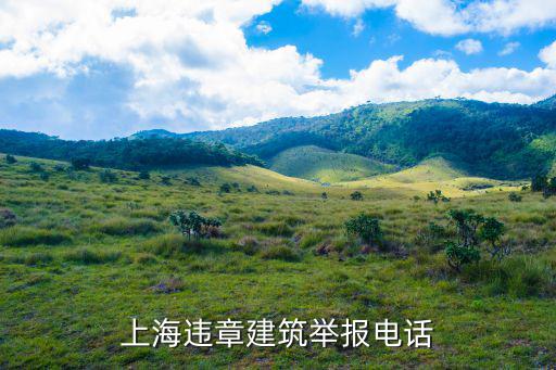 上海市違章建筑，上海違章建筑舉報電話