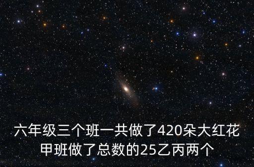 成都市紅花學校6年級3班，學校有栽70棵樹的任務按照六年級三個班的人數分配給各班一