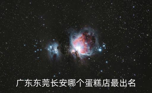 廣東東莞長安哪個蛋糕店最出名