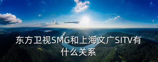 東方衛視SMG和上海文廣SITV有什么關系