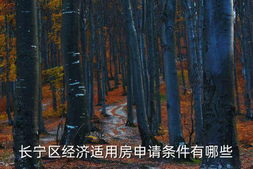 長寧區(qū)經(jīng)濟(jì)適用房申請條件有哪些