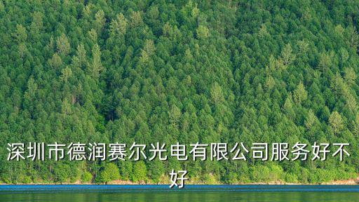 深圳市德潤賽爾光電有限公司服務好不好