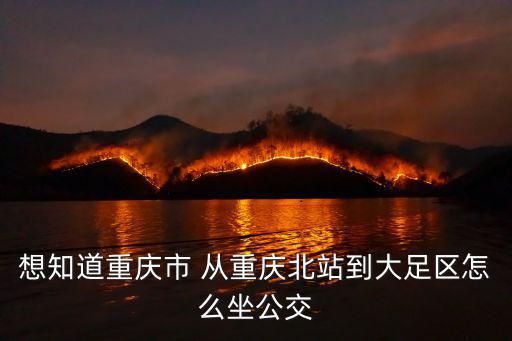 想知道重慶市 從重慶北站到大足區怎么坐公交
