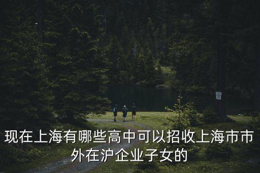 現(xiàn)在上海有哪些高中可以招收上海市市外在滬企業(yè)子女的