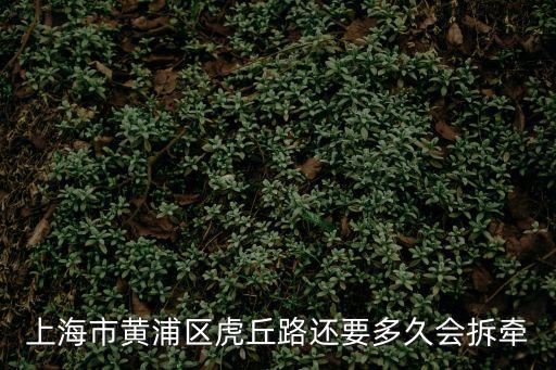 上海市黃浦區虎丘路還要多久會拆牽