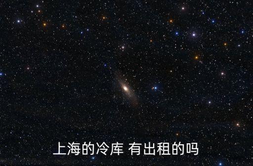 上海的冷庫 有出租的嗎