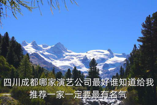成都市藝術劇院公司，成都演藝公司