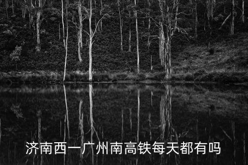 廣州南到濟(jì)南西高鐵所經(jīng)站點(diǎn)，濟(jì)南西一廣州南高鐵每天都有嗎